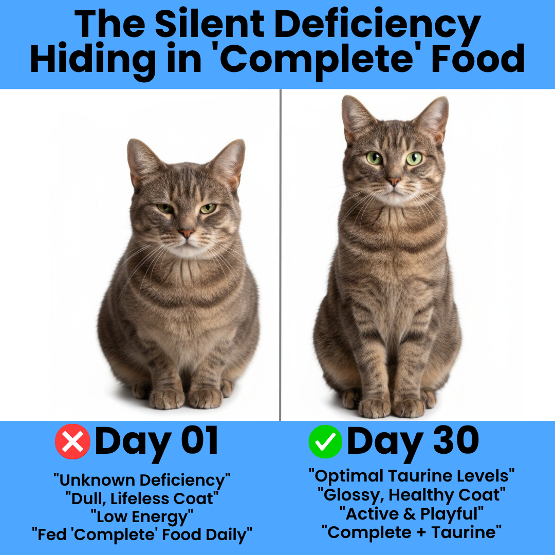 Stop the Silent Deficiency BeforeYou See the Signs withKittySupps™ Taurine Supplement